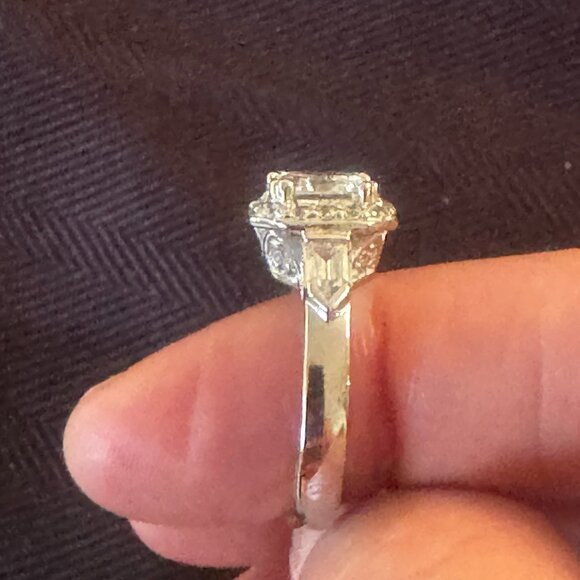 Gorgeous Sterling Silver .925 stamped TACORI CZ ring size 6 - Picture 9 of 11